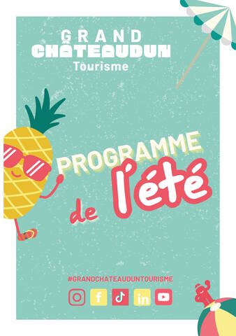 Programme de l'été de Grand Châteaudun Tourisme