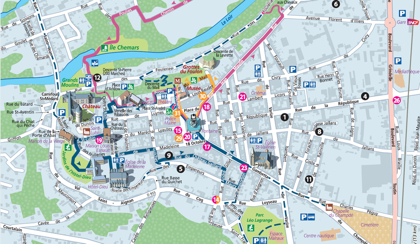 Touristic map