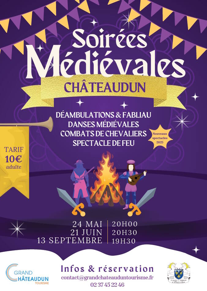 Affiches soirées médiévales
