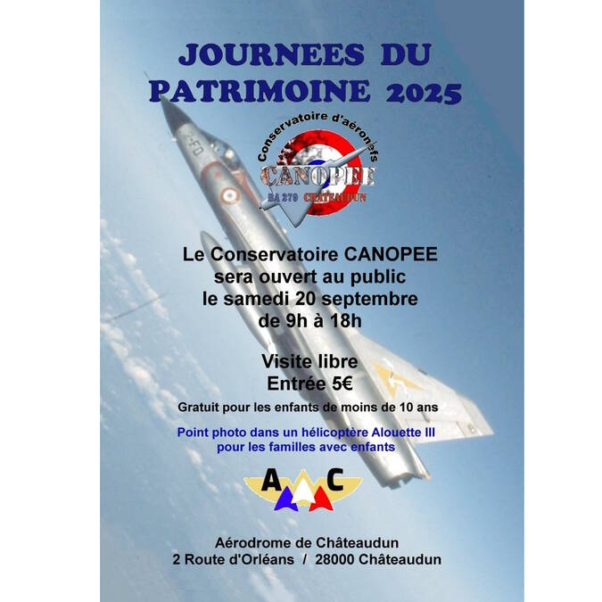 Affiche Journées Européennes du Patrimoine 2025 CANOPEE