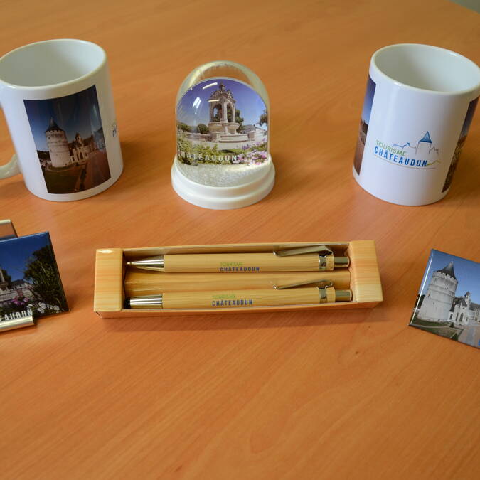 Objects sold at the Tourist Information Office