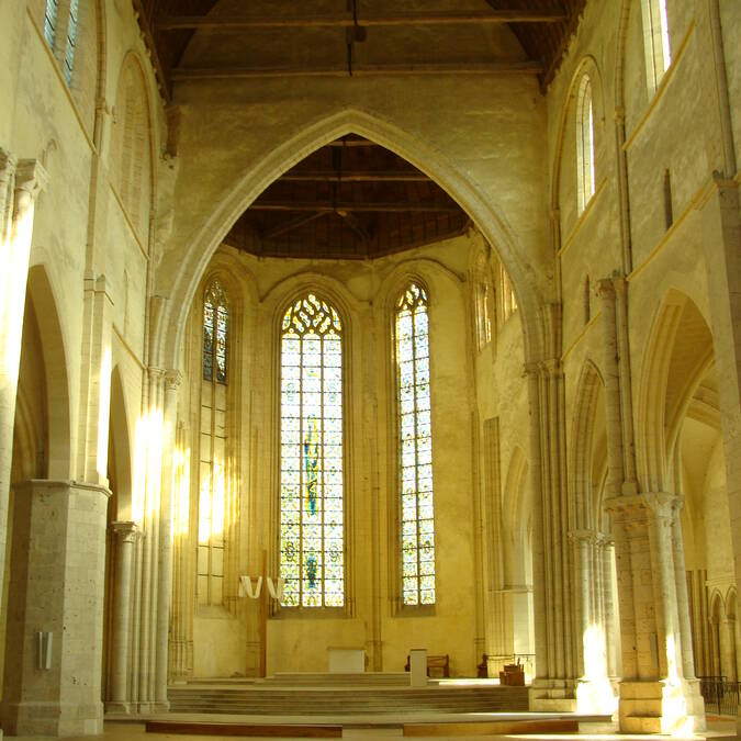 Le choeur de l'église de la Madeleine