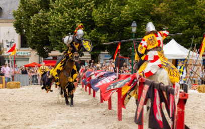 Spectacle chevalier - Médiévales Dunoises Châteaudun