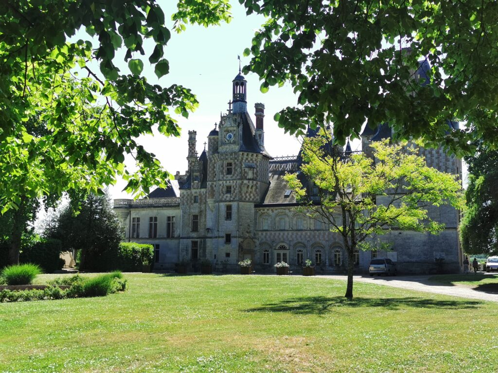 Château de Montigny-le-Gannelon vue d'en haut