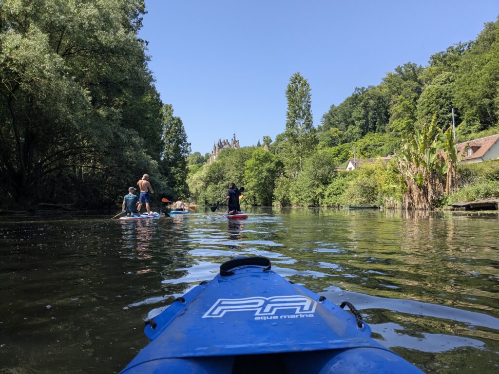 Amis en canoë