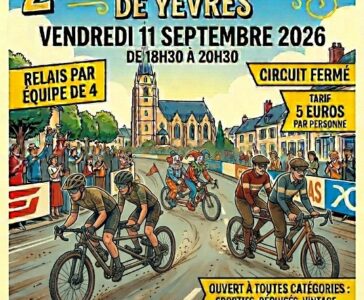 2h de tandem de Yèvres